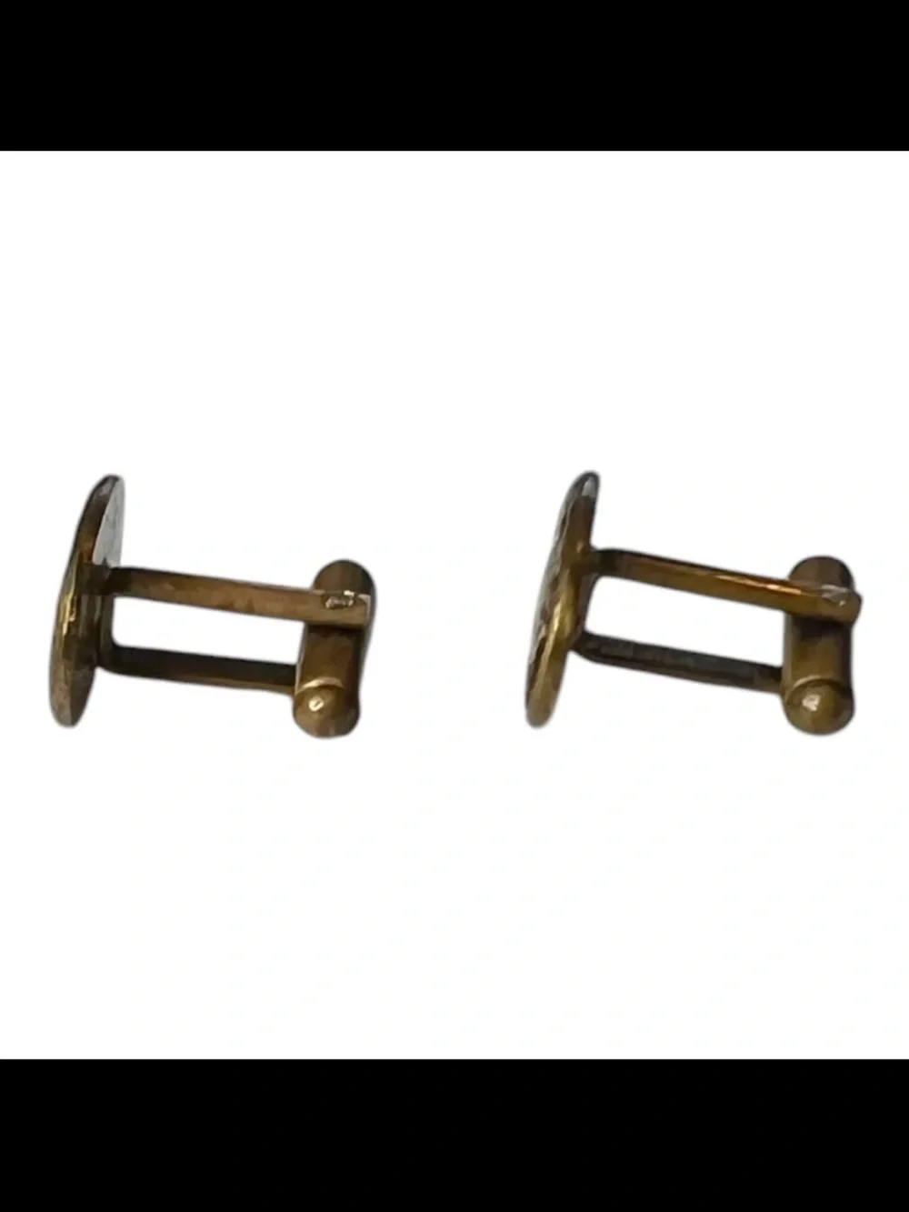 Shields 50s Vintage Fifth Avenue Gold Tone Cuff Links